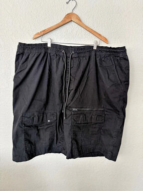 Akademiks Men's Black Cargo Shorts Size 5XL